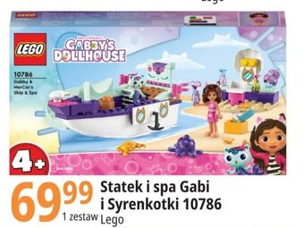 E.Leclerc Lego Statek i spa Gabi i Syrenkotki 10786 oferta