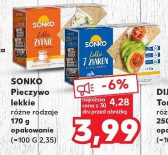 Kaufland SONKO Pieczywo lekkie 170 g oferta