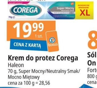 E.Leclerc Krem do protez Corega Haleon 70 g oferta