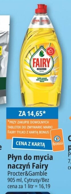 E.Leclerc Płyn do mycia naczyń Fairy 905 ml oferta