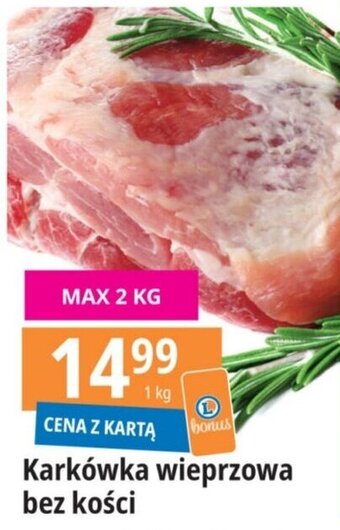 E.Leclerc Karkówka wieprzowa bez kości 1 kg oferta
