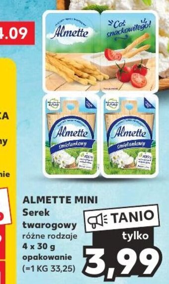 Kaufland ALMETTE MINI Serek twarogowy 4 x 30 g oferta