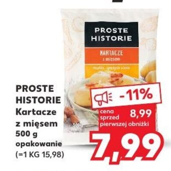 Kaufland PROSTE HISTORIE Kartacze z mięsem 500 g oferta