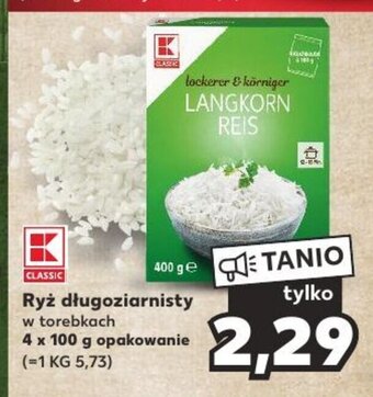 Kaufland Ryż długoziarnisty w torebkach 4 x 100 g oferta