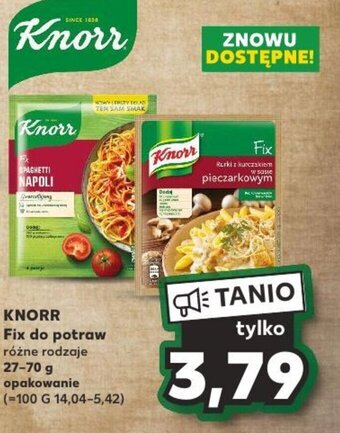 Kaufland KNORR Fix do potraw 27-70 g oferta