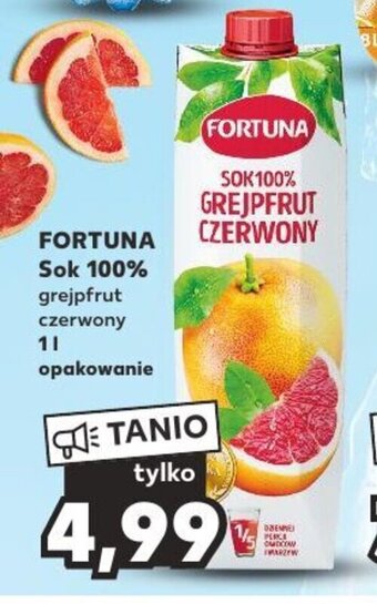 Kaufland FORTUNA SOK 100% 1 l oferta