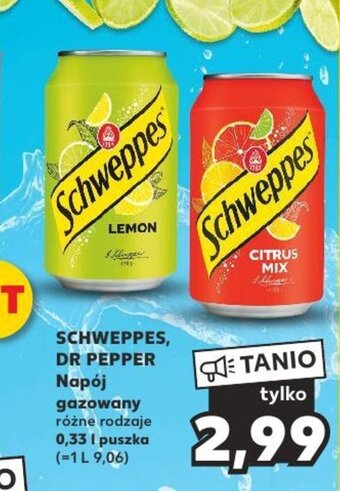 Kaufland SCHWEPPES, DR PEPPER Napój gazowany 0,33 l oferta