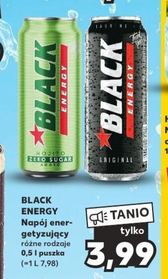 Kaufland BLACK ENERGY Napój energetyzujący 0,5 l oferta