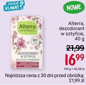 Rossmann Dezodorant alterra oferta