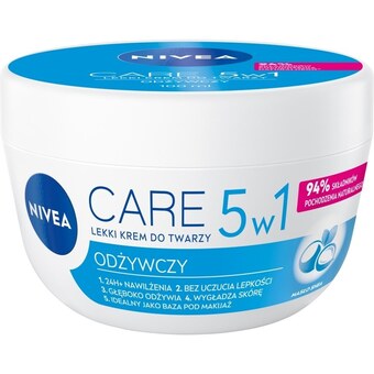 Rossmann Nivea care 5w1 odżywczy lekki krem do twarzy 100 ml oferta