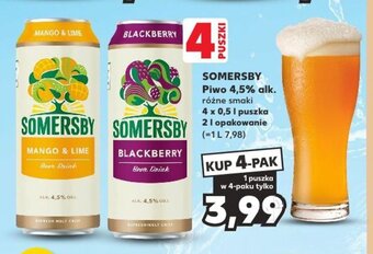 Kaufland SOMERSBY Piwo 4,5% alk. 4 x 0,5 l oferta
