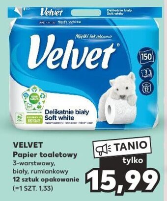 Kaufland VELVET Papier toaletowy oferta