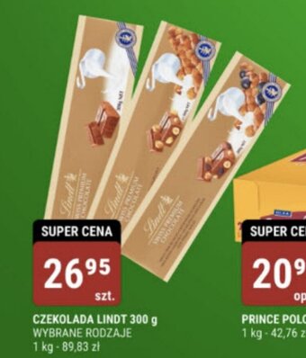bi1 CZEKOLADA LINDT 300 g oferta