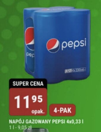 bi1 NAPÓJ GAZOWANY PEPSI 4x0,33 l oferta