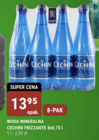 bi1 WODA MINERALNA CECHINI FRIZZANTE 8x0,75 l oferta