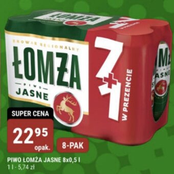 bi1 PIWO ŁOMŻA JASNE 8x0,5 l oferta