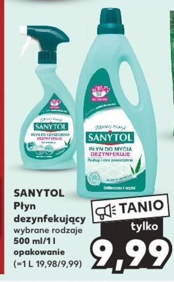 Kaufland SANYTOL Płyn dezynfekujący 500 ml/1 l oferta