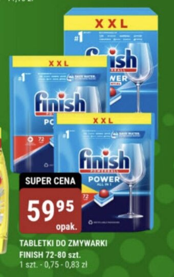 bi1 TABLETKI DO ZMYWARKI FINISH 72-80 szt. oferta