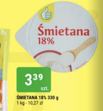 bi1 ŚMIETANA 18% 330 g oferta