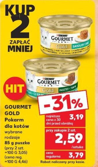 Kaufland GOURMET GOLD Pokarm dla kotów 85 g oferta