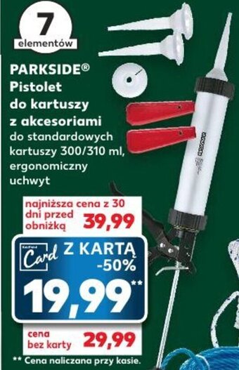 Kaufland Pistolet do kartuszy z akcesoriami oferta