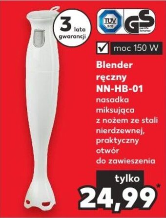 Kaufland Blender ręczny NN-HB-01 oferta
