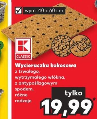 Kaufland Wycieraczka kokosowa oferta