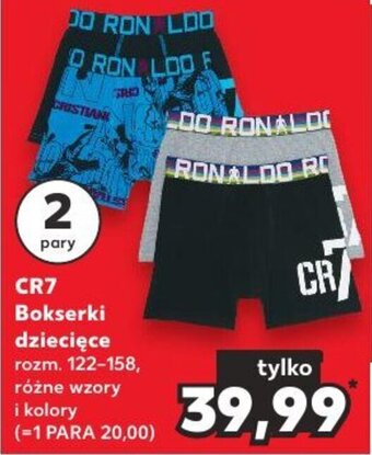 Kaufland CR7 Bokserki dziecięce oferta