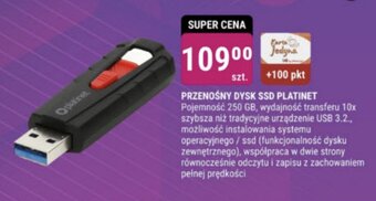 bi1 PRZENOŚNY DYSK SSD PLATINET 250 GB oferta