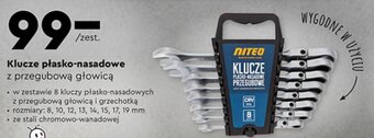 Klucze płasko-nasadowe z przegubową głowicą