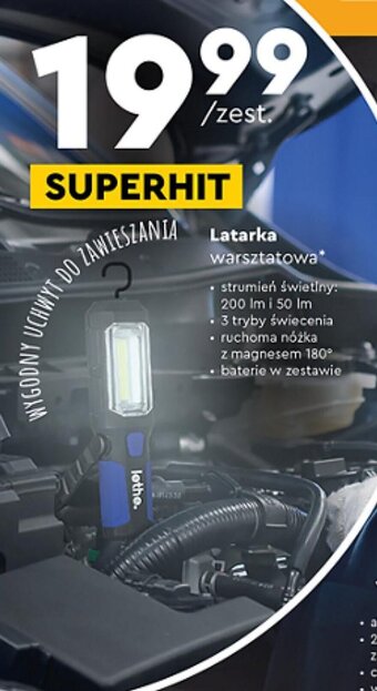 Biedronka Latarka warsztatowa lethe oferta
