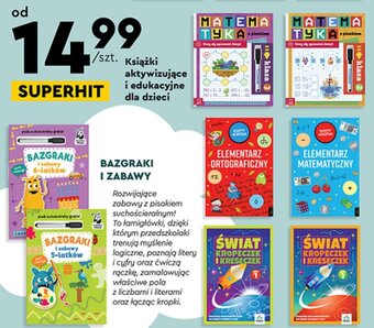 Biedronka Książki aktywizujące i edukacyjne dla dzieci oferta
