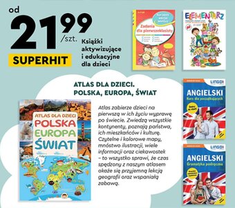 Biedronka Książki aktywizujące i edukacyjne dla dzieci oferta