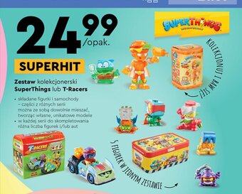 Biedronka Zestaw kolekcjonerski SuperThings lub T-Racers oferta