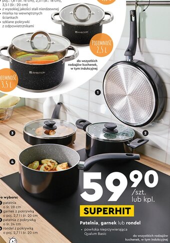 Biedronka Patelnia, garnek lub rondel oferta
