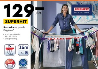 Biedronka Suszarka na pranie Pegasus leifheit oferta
