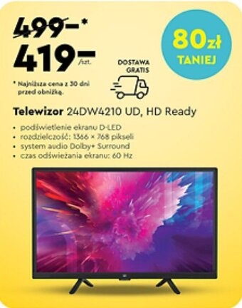 Biedronka Telewizor 24DW4210 UD HD Ready oferta