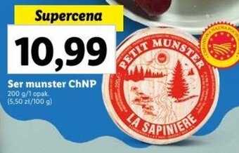 Lidl Ser munster ChNP 200 g oferta