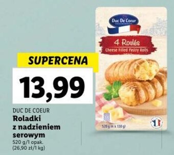 Lidl DUC DE COEUR Roladki z nadzieniem serowym 520g oferta
