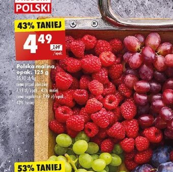 Biedronka Polska malina, opak. 125 g oferta