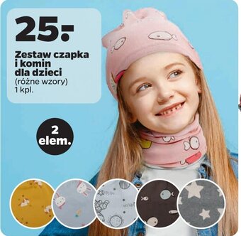 Netto Zestaw czapka i komin dla dzieci 1kpl oferta
