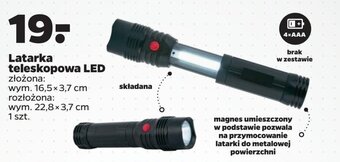 Netto Latarka teleskopowa LED oferta