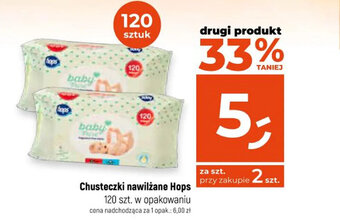 Dealz Chusteczki nawilżane Hops 120 szt. oferta