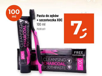 Dealz Pasta do zębów + szczoteczka XOC 100ml oferta