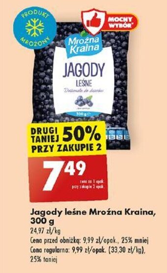 Biedronka Jagody leśne Mroźna Kraina, 300 g oferta