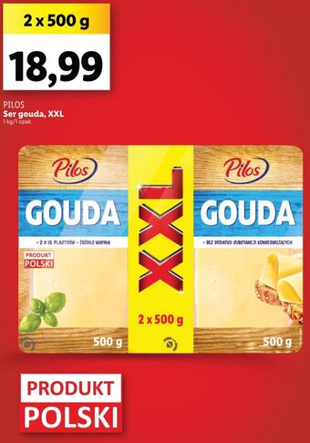 Lidl PILOS Ser gouda 1 kg oferta