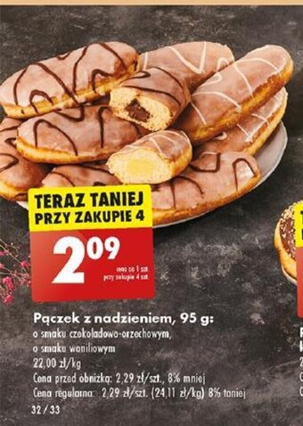 Biedronka Pączek z nadzieniem, 95 g oferta