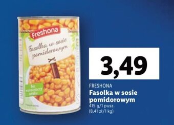 FRESHONA Fasolka w sosie pomidorowym 415 g