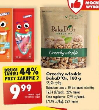 Biedronka Orzechy włoskie BakaD'Or, 180 g oferta