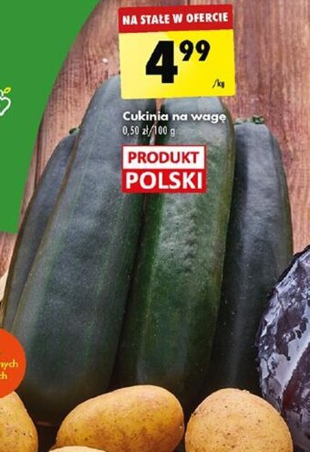 Biedronka Cukinia na wagę 1 kg oferta